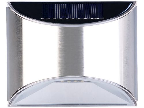Solar wall lamp outdoor design 1 stainless steel LED lighting