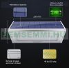 Solar lamp 900 lumen motion sensor solar lamp 25 m2 lighting area