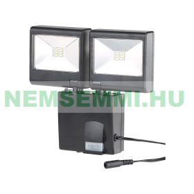   Napelemes LED kültéri reflektor 2 darab PIR mozgásérzékelővel, 6 W, 480 lm, IP44