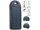 Solar power bank 4000 mA battery phone charger, shock and drop resistant, with built-in battery + solar panel 2 USB 5V