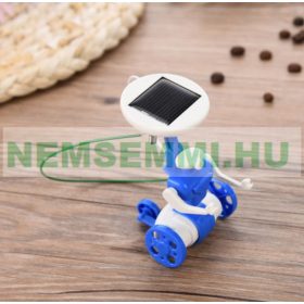   6 az 1-ben napelemes robot.  A napelemes modell készletből összerakható pl. robot, szélkerék, helikopter