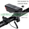 Bicycle light solar panel and USB charging Solar bicycle lighting