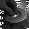 Napelemes tetőventilátor 340x70 mm szellőzőventilátor termosztáttal