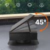 35W Napelemes tetőventilátor termosztáttal energiatakarékos szellőzés tetőterekhez