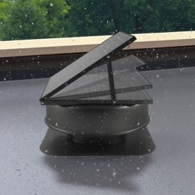   Napelemes tetőventilátor intelligens hőmérséklet-szabályozással és távirányítóval 42W