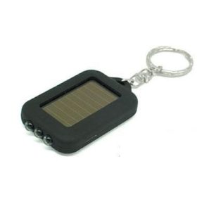   Napelemes ledes kulcstartó 3 led - ha lemerül, tegye ki a napra és feltöltődik!