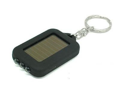 Solar LED key holder 3 LEDs - if it runs out, put it in the sun and it will recharge!