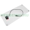12V 10W Solar Charger Cigarette Lighter Plug and Clip Cable with 5V USB Output Mobile and Car Charging for Caravan Boat