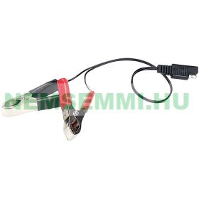 12V Napelem autó akkumulátorhoz krokodilcsipesszel  1,5 W