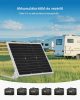 12V 50 W monokristályos napelemkészlet MPPT akkumulátortöltővel, IP65 kültéri rendszer autóhoz és lakóautóhoz