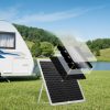 30W monokristályos napelem készlet 12V MPPT töltésvezérlővel és állítható tartóval autóhoz és lakóautóhoz