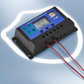   50W monokristályos napelem készlet 12V MPPT töltésvezérlővel lakóautóhoz és hajóhoz