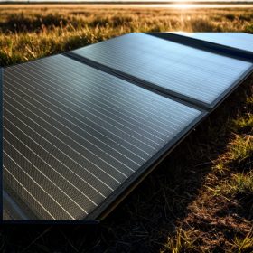   Összehajtható napelem 18V 200W  mobil hordozható táskával MC4 csatlakozóval