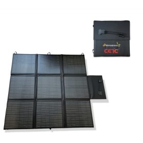   Kis méretűre összehajtható napelem 12V 200W  mobil hordozható táskával