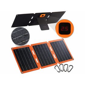   Összehajtható napelemes telefon töltő táska 12V 21W USB-C és USB-A porttal IP65 ETFE fólia