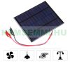 2W solar panel 12V polycrystalline silicon solar panel 110x136mm