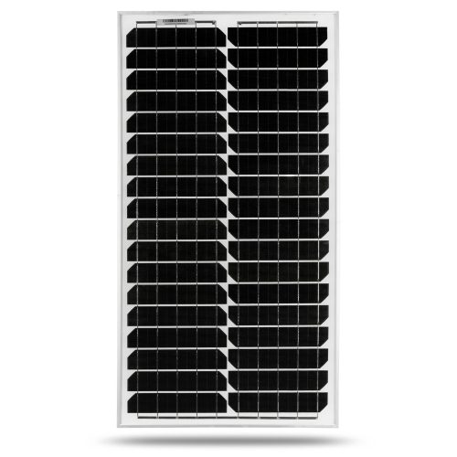 Monocrystalline solar panel 12V 30W 640x350x25 mm monocrystalline solar panel 