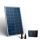 Camping solar panel set 12V 100W, charge controller 10A, connection also for caravans, motorhomes