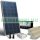 Camping solar panel set 12V 130W + charge controller 10A + solar panel holder + roof feed-through + connector