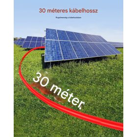   Napelemes kábel hosszabbító szett mc4 csatlakozókkal 30,48 m 10awg (6 mm²) piros fekete pv kábel otthoni és mobil rendszerekhez