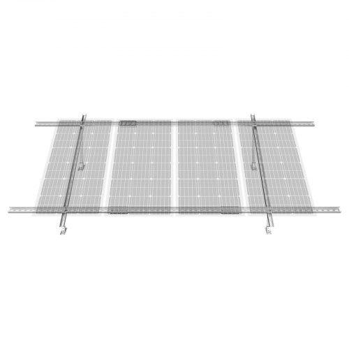 napelemtartók, 30°-60°-ban állítható napelemtartók 1-4 napelemhez, napelemes rögzítőkészlet, rögzítőrendszer farmokhoz, lakókocsikhoz, hajókhoz, hálózaton kívüli rendszerekhez