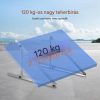 napelem tartók 127 cm, 0-90° állítható napelem tartók 100-550 W-os napelemekhez, könnyű alumínium tartók összecsukható, dönthető lábakkal lakókocsihoz, tetőhöz, hajóhoz, hálózaton kívüli használatra