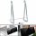 Rail-mounted solar panel support bracket up to 77 cm 20° - 60° tilt angle