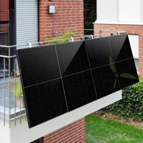   Korlátra szerelhető napelem tartó konzol 77 cm-ig 20° - 60° dőlésszög