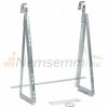 Rail-mounted solar panel support bracket up to 77 cm 20° - 60° tilt angle