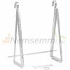 Rail-mounted solar panel support bracket up to 77 cm 20° - 60° tilt angle