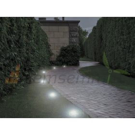   Napelemes földbe szúrható szegély lámpa 4 darab szolár világítás