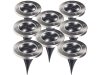 Solar edging lamp that can be inserted into the ground, 8 pieces of solar lighting