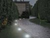Solar edging lamp that can be inserted into the ground, 8 pieces of solar lighting