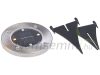 Solar edging lamp that can be inserted into the ground, 8 pieces of solar lighting