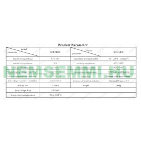   12V 24V 30A Napelem töltésszabályzó vezérlés automata átkapcsolás LCD kijelzővel