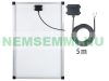 12V 110W Mobile monocrystalline solar panel with 5m cable