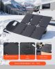 Összecsukható monokristályos napelem 60W hordozható napelemes töltő MC4 Type-C USB és DC csatlakozóval power station rendszerekhez