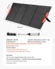 monokristályos napelemek 150 W-os összecsukható, hordozható ETFE mono napelem töltő MC4 kimenettel, C típusú, QC3.0 USB és DC portokkal, IP67 vízállósággal erőművekhez, kempingezéshez és túrázáshoz