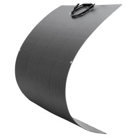   Félig flexibilis monokristályos napelem 200W MC4 csatlakozóval IP67 hajlítható napelem ívelt felületekhez