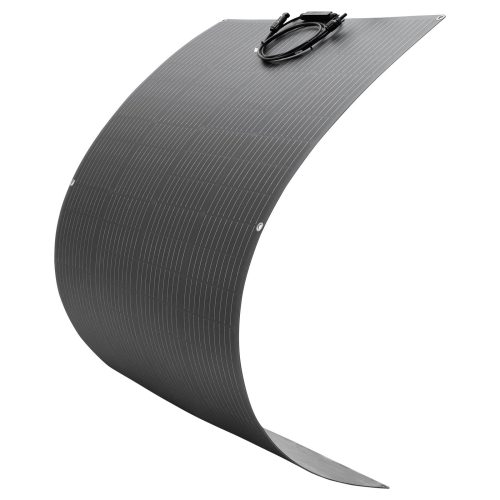 Félig flexibilis monokristályos napelem 200W MC4 csatlakozóval IP67 hajlítható napelem ívelt felületekhez