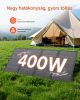 Összecsukható Napelem 400W, 16BB N-típusú Monokristályos Napelem Kerettel, 24%-os Hatékonyság, IP67, Napelemes Töltő MC4 Kimenettel és 10 az 1-ben DC Adapter Erőművekhez, Kempingezéshez