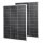 Kétoldalas monokristályos napelem szett 2x100W bifaciális N-típusú MC4 csatlakozóval IP67 alumínium keretes napelem off-grid rendszerekhez