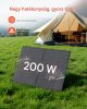 Összecsukható monokristályos napelem 200W hordozható napelemes töltő 30A PWM vezérlővel MC4 csatlakozóval IP67 kivitelben