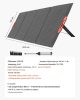 Monokristályos napelem 300W összecsukható ETFE hordozható napelem töltő MC4 csatlakozóval és 10 az 1-ben adapterrel IP67 kivitelben