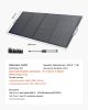 Összecsukható monokristályos napelem 400W hordozható napelemes töltő MC4 csatlakozóval és 10 az 1-ben DC adapterrel IP67 kivitelben power station rendszerekhez