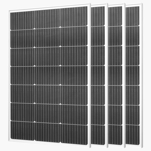 400W monokristályos napelem szett 4x100W MC4 csatlakozóval IP65 alumínium keretes napelem otthoni és off-grid rendszerekhez