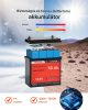 12V 200W off-grid komplett napelem rendszer szett akkumulátorral 40A vezérlővel és 800W inverterrel