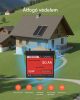 12V 200W off-grid komplett napelem rendszer szett akkumulátorral 40A vezérlővel és 800W inverterrel