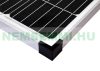 18V 130W Napelem monokristályos 1130x680x35 mm