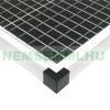 18V 50W Napelem monokristályos 630x545x35 mm napelemmodul szolárpanel